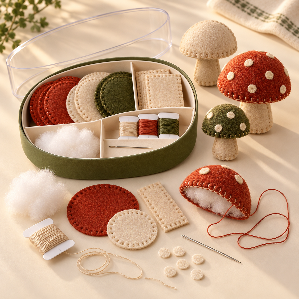 Mini Tapestry Weaving Kit – Terracotta, Oatmeal & Dusty Rose